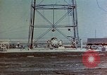 Image of Hoisting of Gadget atomic bomb before Trinity nuclear test Alamogordo New Mexico USA, 1945, second 7 stock footage video 65675072463