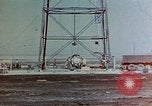 Image of Hoisting of Gadget atomic bomb before Trinity nuclear test Alamogordo New Mexico USA, 1945, second 8 stock footage video 65675072463