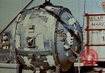 Image of Hoisting of Gadget atomic bomb before Trinity nuclear test Alamogordo New Mexico USA, 1945, second 36 stock footage video 65675072463