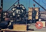 Image of Hoisting of Gadget atomic bomb before Trinity nuclear test Alamogordo New Mexico USA, 1945, second 39 stock footage video 65675072463
