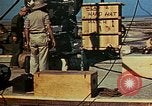 Image of Hoisting of Gadget atomic bomb before Trinity nuclear test Alamogordo New Mexico USA, 1945, second 55 stock footage video 65675072463