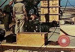 Image of Hoisting of Gadget atomic bomb before Trinity nuclear test Alamogordo New Mexico USA, 1945, second 56 stock footage video 65675072463