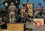 Image of Hoisting of Gadget atomic bomb before Trinity nuclear test Alamogordo New Mexico USA, 1945, second 60 stock footage video 65675072463