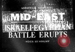 Standbild Arabisch-Israelischen Sechs-Tage-Krieg ausbricht Naher Osten, 1967, aus Sekunde 1 historischem Filmmaterial Videoclip 65675072476