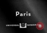 Standbild erste non stopp Atlantikflug Paris Frankreich, 1967, aus Sekunde 5 historischem Filmmaterial Videoclip 65675072477