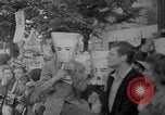 Image of Anti Shah demonstration Berlin Germany, 1967, second 9 stock footage video 65675072487