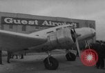 Image of Ann Pellegreno re-enacting Amelia Earhart's flight San Francisco California USA, 1967, second 9 stock footage video 65675072492