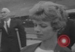 Image of Ann Pellegreno re-enacting Amelia Earhart's flight San Francisco California USA, 1967, second 11 stock footage video 65675072492