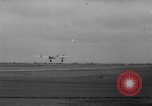 Image of Ann Pellegreno re-enacting Amelia Earhart's flight San Francisco California USA, 1967, second 36 stock footage video 65675072492