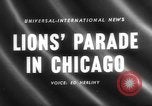 Image of Lions Clubs International parade Chicago Illinois USA, 1958, second 1 stock footage video 65675072516