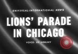 Image of Lions Clubs International parade Chicago Illinois USA, 1958, second 4 stock footage video 65675072516