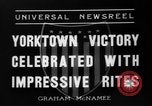 Standbild Siegesfeier Yorktown Virginia USA, 1936, aus Sekunde 3 historischem Filmmaterial Videoclip 65675072523