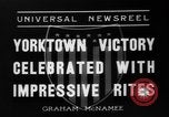 Standbild Siegesfeier Yorktown Virginia USA, 1936, aus Sekunde 6 historischem Filmmaterial Videoclip 65675072523