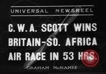 Standbild Großbritannien- Südafrika Air Race Südafrika, 1936, aus Sekunde 1 historischem Filmmaterial Videoclip 65675072524