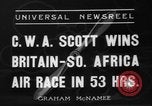Standbild Großbritannien- Südafrika Air Race Südafrika, 1936, aus Sekunde 4 historischem Filmmaterial Videoclip 65675072524