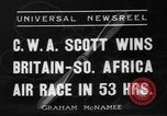 Standbild Großbritannien- Südafrika Air Race Südafrika, 1936, aus Sekunde 5 historischem Filmmaterial Videoclip 65675072524