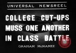 Standbild Universität get together New York City USA, 1936, aus Sekunde 1 historischem Filmmaterial Videoclip 65675072525