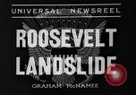 Standbild Präsidentschaftswahlen New York United States USA, 1936, aus Sekunde 4 historischem Filmmaterial Videoclip 65675072527