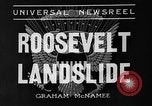 Standbild Präsidentschaftswahlen New York United States USA, 1936, aus Sekunde 5 historischem Filmmaterial Videoclip 65675072527