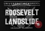 Standbild Präsidentschaftswahlen New York United States USA, 1936, aus Sekunde 6 historischem Filmmaterial Videoclip 65675072527
