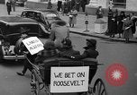 Standbild Präsidentschaftswahl 1936 New York City USA, 1936, aus Sekunde 25 historischem Filmmaterial Videoclip 65675072528