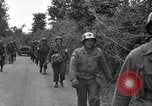 Standbild US4th Armored Division in Operation Cobra in Zweiten Weltkrieg Periers Frankreich, 1944, aus Sekunde 35 historischem Filmmaterial Videoclip 65675072546