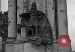 Image of damaged statue of Friedrich I Berlin Germany, 1953, second 27 stock footage video 65675072565