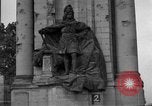 Image of damaged statue of Friedrich I Berlin Germany, 1953, second 28 stock footage video 65675072565