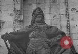 Image of damaged statue of Friedrich I Berlin Germany, 1953, second 31 stock footage video 65675072565