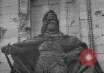 Image of damaged statue of Friedrich I Berlin Germany, 1953, second 32 stock footage video 65675072565