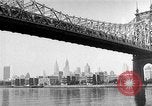 Image of Queensboro Bridge New York United States USA, 1954, second 10 stock footage video 65675072569