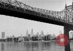 Image of Queensboro Bridge New York United States USA, 1954, second 11 stock footage video 65675072569