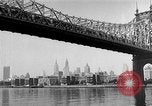 Image of Queensboro Bridge New York United States USA, 1954, second 14 stock footage video 65675072569