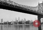 Image of Queensboro Bridge New York United States USA, 1954, second 16 stock footage video 65675072569