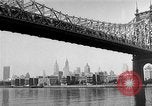 Image of Queensboro Bridge New York United States USA, 1954, second 17 stock footage video 65675072569