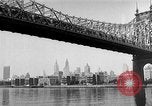 Image of Queensboro Bridge New York United States USA, 1954, second 27 stock footage video 65675072569