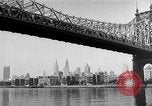 Image of Queensboro Bridge New York United States USA, 1954, second 35 stock footage video 65675072569