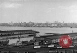 Image of New York City skyline from New Jersey New York City USA, 1954, second 14 stock footage video 65675072571