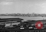 Image of New York City skyline from New Jersey New York City USA, 1954, second 23 stock footage video 65675072571