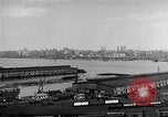Image of New York City skyline from New Jersey New York City USA, 1954, second 25 stock footage video 65675072571