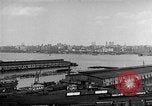 Image of New York City skyline from New Jersey New York City USA, 1954, second 26 stock footage video 65675072571