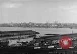 Image of New York City skyline from New Jersey New York City USA, 1954, second 31 stock footage video 65675072571