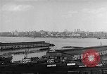 Image of New York City skyline from New Jersey New York City USA, 1954, second 32 stock footage video 65675072571