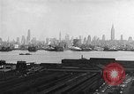 Image of buildings at port New York United States USA, 1954, second 4 stock footage video 65675072572