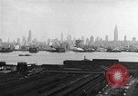 Image of buildings at port New York United States USA, 1954, second 5 stock footage video 65675072572