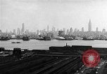 Image of buildings at port New York United States USA, 1954, second 8 stock footage video 65675072572