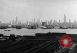 Image of buildings at port New York United States USA, 1954, second 14 stock footage video 65675072572