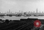 Image of buildings at port New York United States USA, 1954, second 19 stock footage video 65675072572