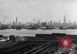 Image of buildings at port New York United States USA, 1954, second 26 stock footage video 65675072572