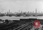 Image of buildings at port New York United States USA, 1954, second 36 stock footage video 65675072572